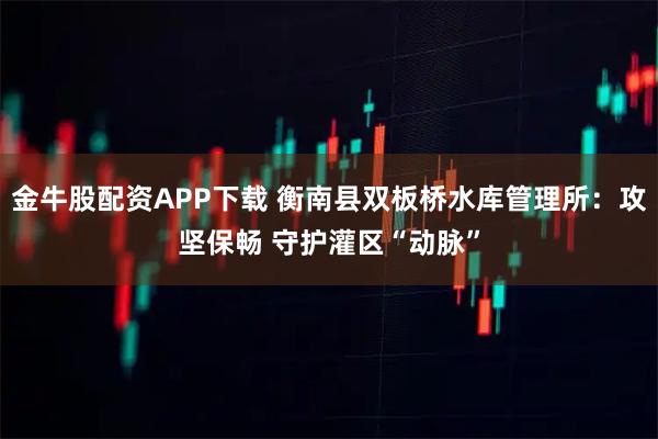 金牛股配资APP下载 衡南县双板桥水库管理所：攻坚保畅 守护灌区“动脉”