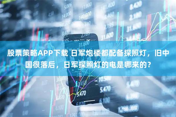 股票策略APP下载 日军炮楼都配备探照灯，旧中国很落后，日军探照灯的电是哪来的？
